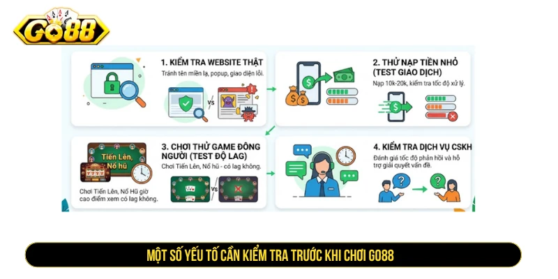 GO88 salt - Cổng Game Go88 Chính Thức, Link Tải Mới Nhất Một số yếu tố cần kiểm tra trước khi chơi GO88