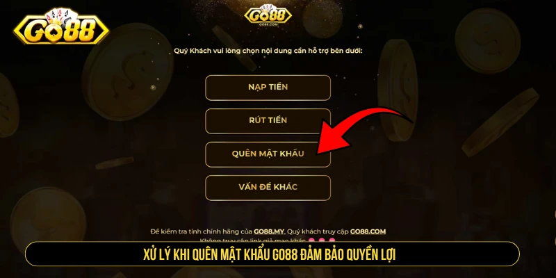 GO88 salt - Cổng Game Go88 Chính Thức, Link Tải Mới Nhất Xử lý khi quên mật khẩu GO88